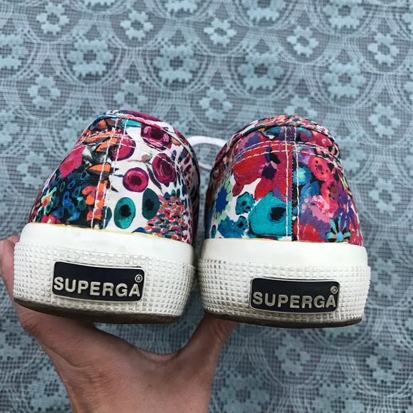 Supergra Flower Canvas Shoes - Picture 3 of 14